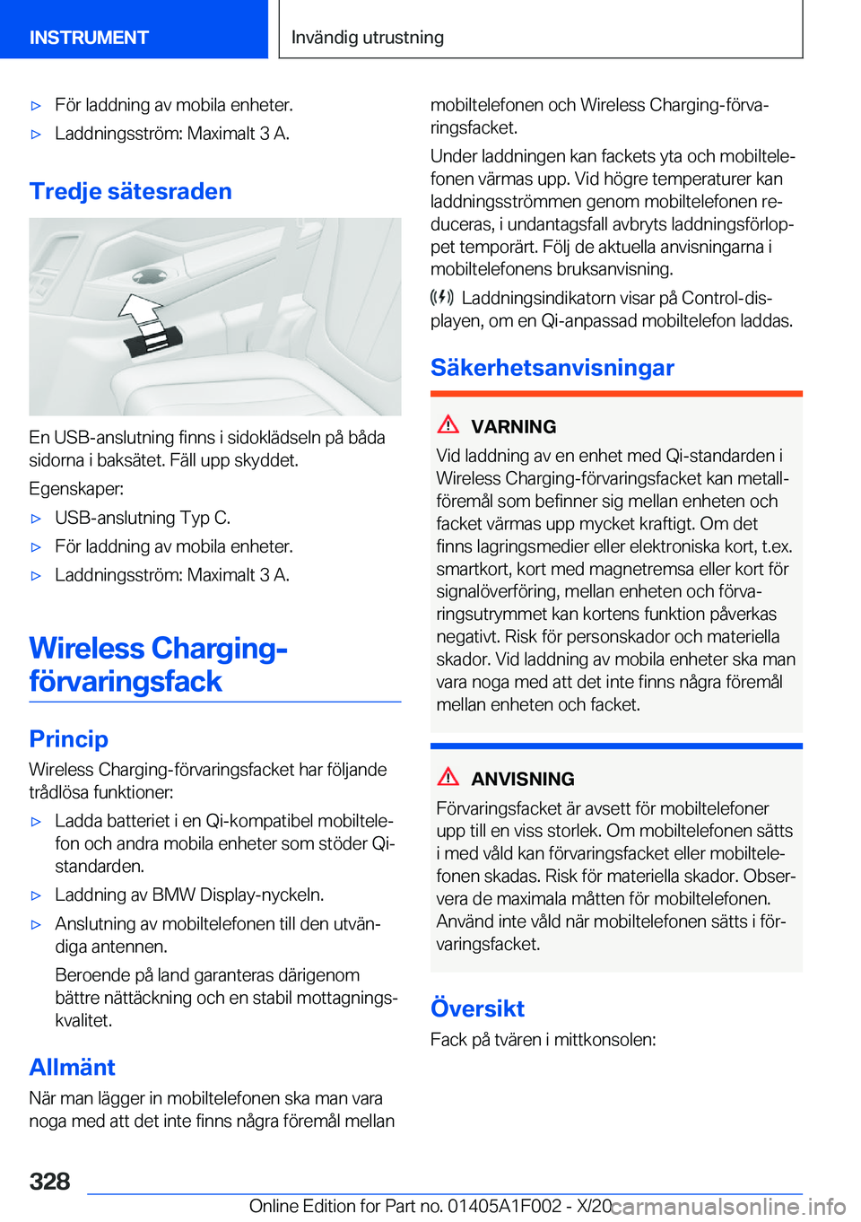 BMW X7 2021  InstruktionsbÖcker (in Swedish) 'x�F�