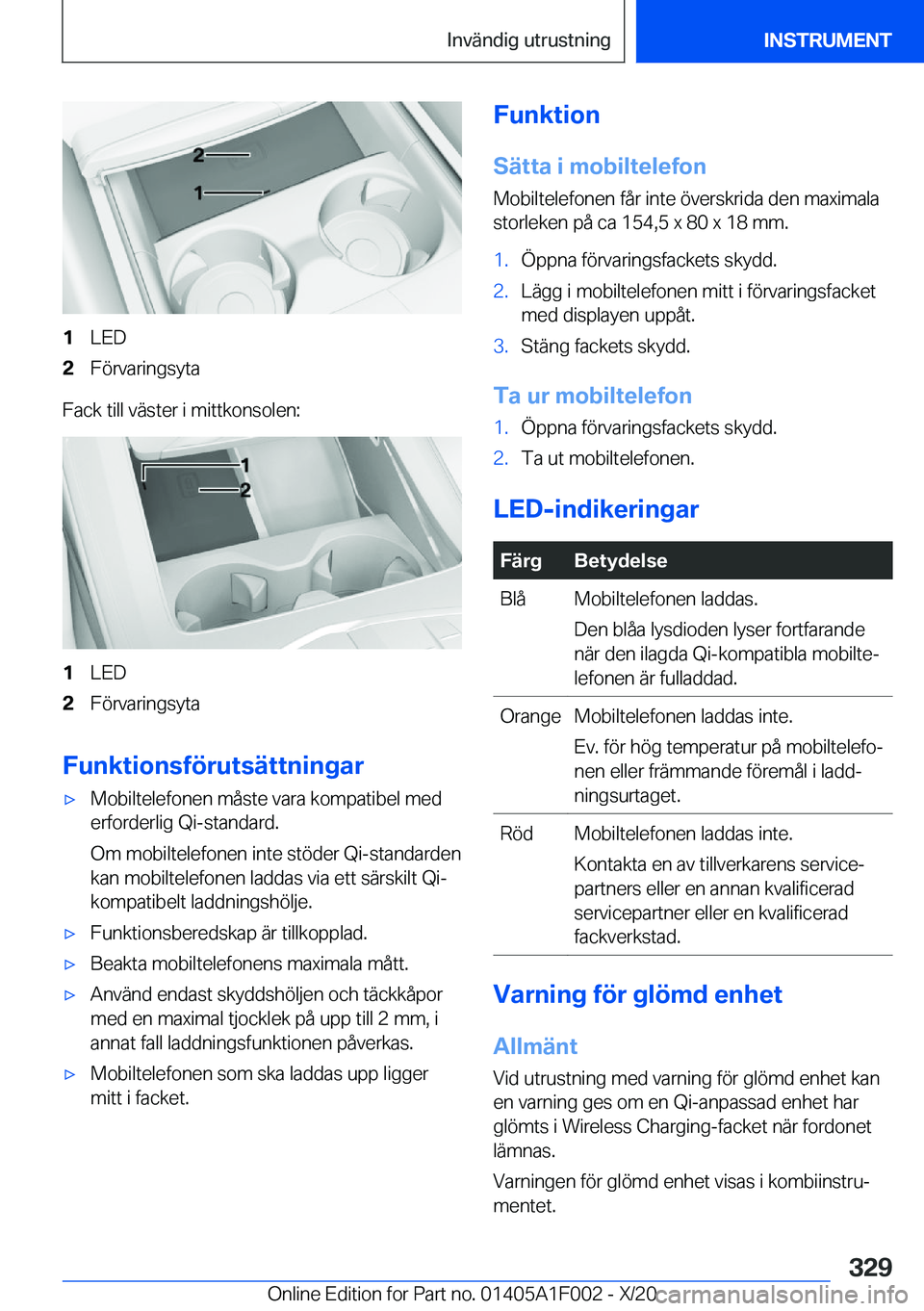 BMW X7 2021  InstruktionsbÖcker (in Swedish) �1�L�E�D�2�F�