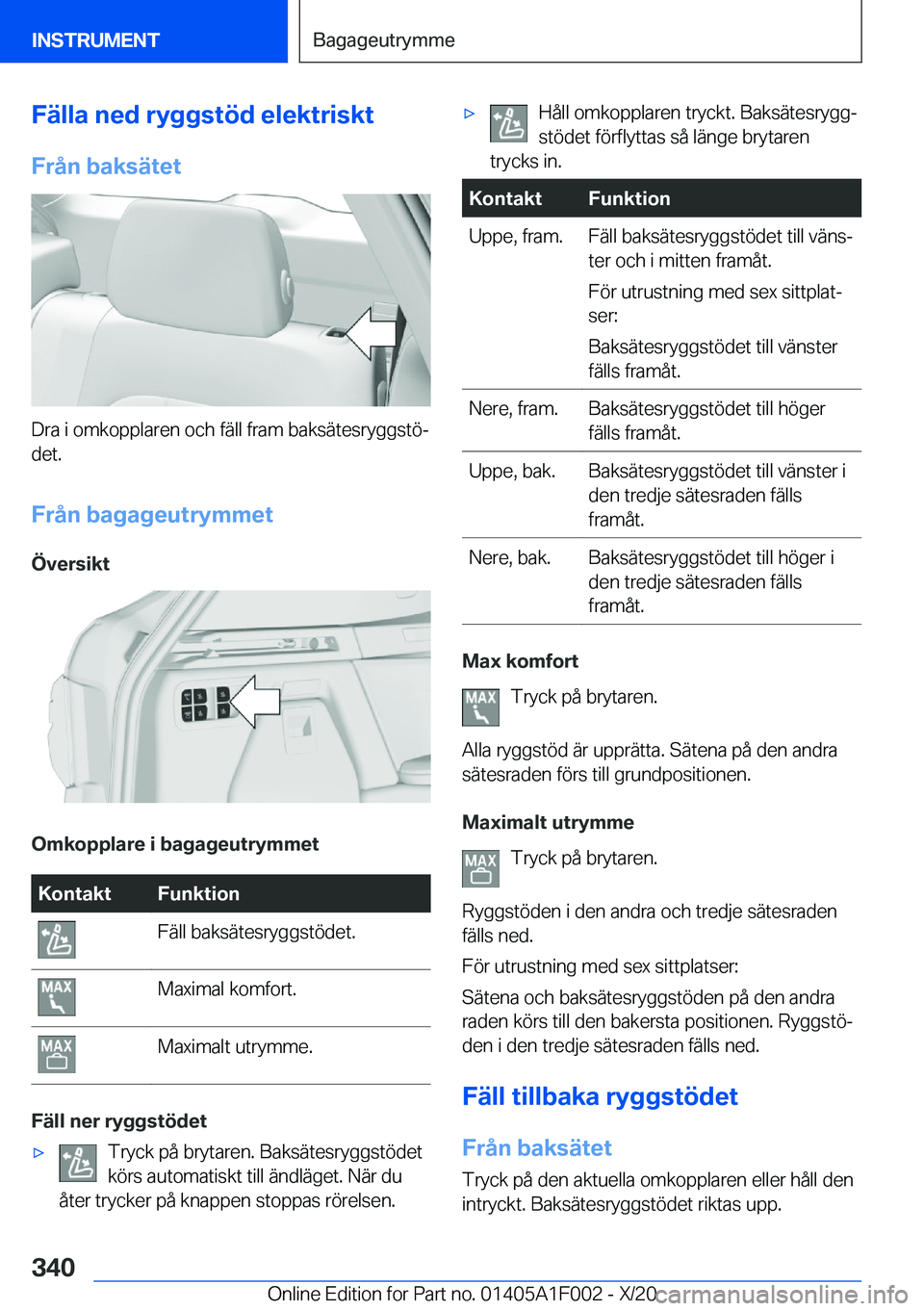 BMW X7 2021  InstruktionsbÖcker (in Swedish) �F�ä�l�l�a��n�e�d��r�y�g�g�s�t�
