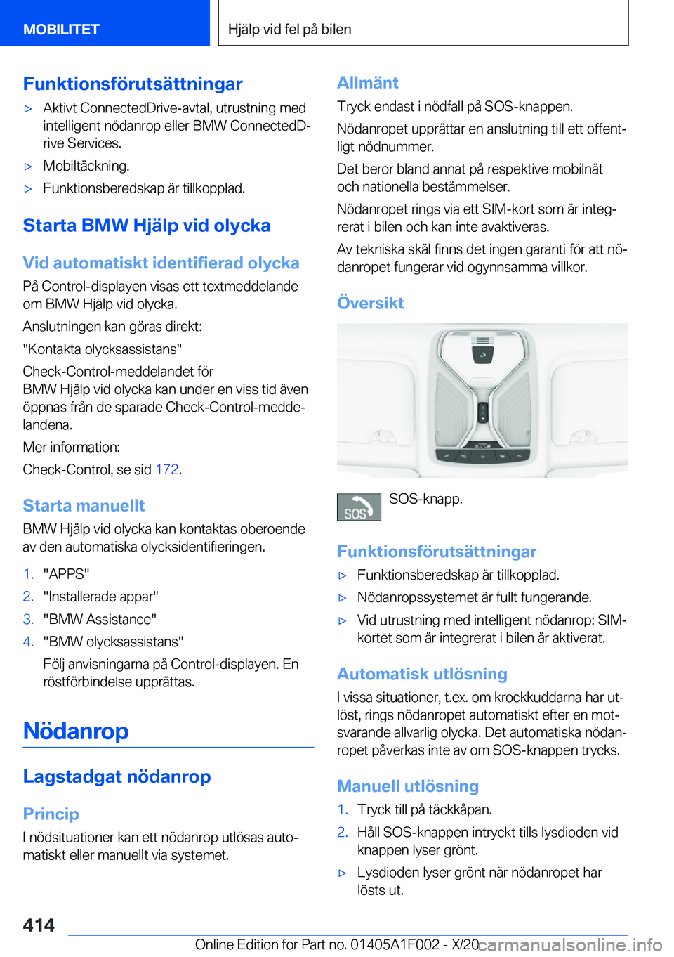 BMW X7 2021  InstruktionsbÖcker (in Swedish) �F�u�n�k�t�i�o�n�s�f�