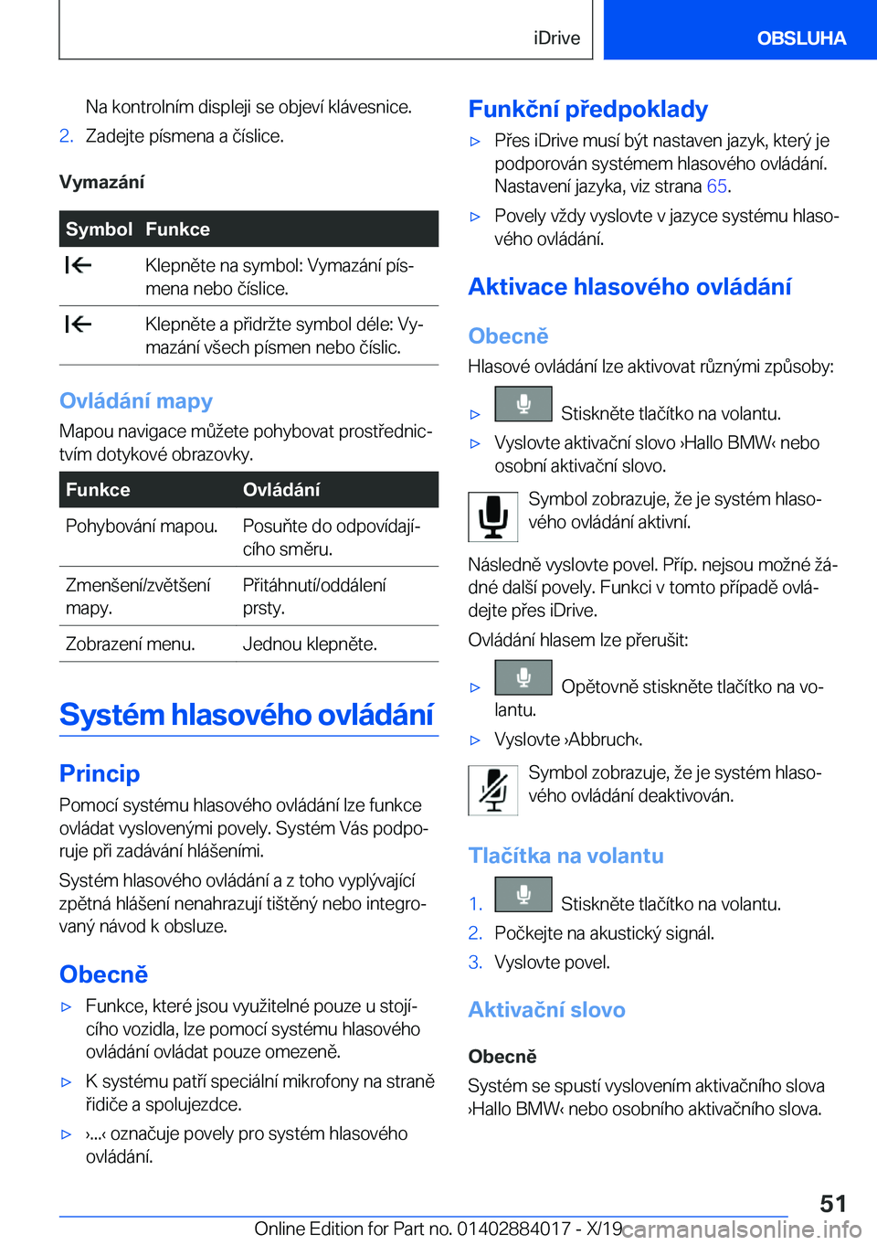BMW X7 2020  Návod na použití (in Czech) �N�a��k�o�n�t�r�o�l�n�