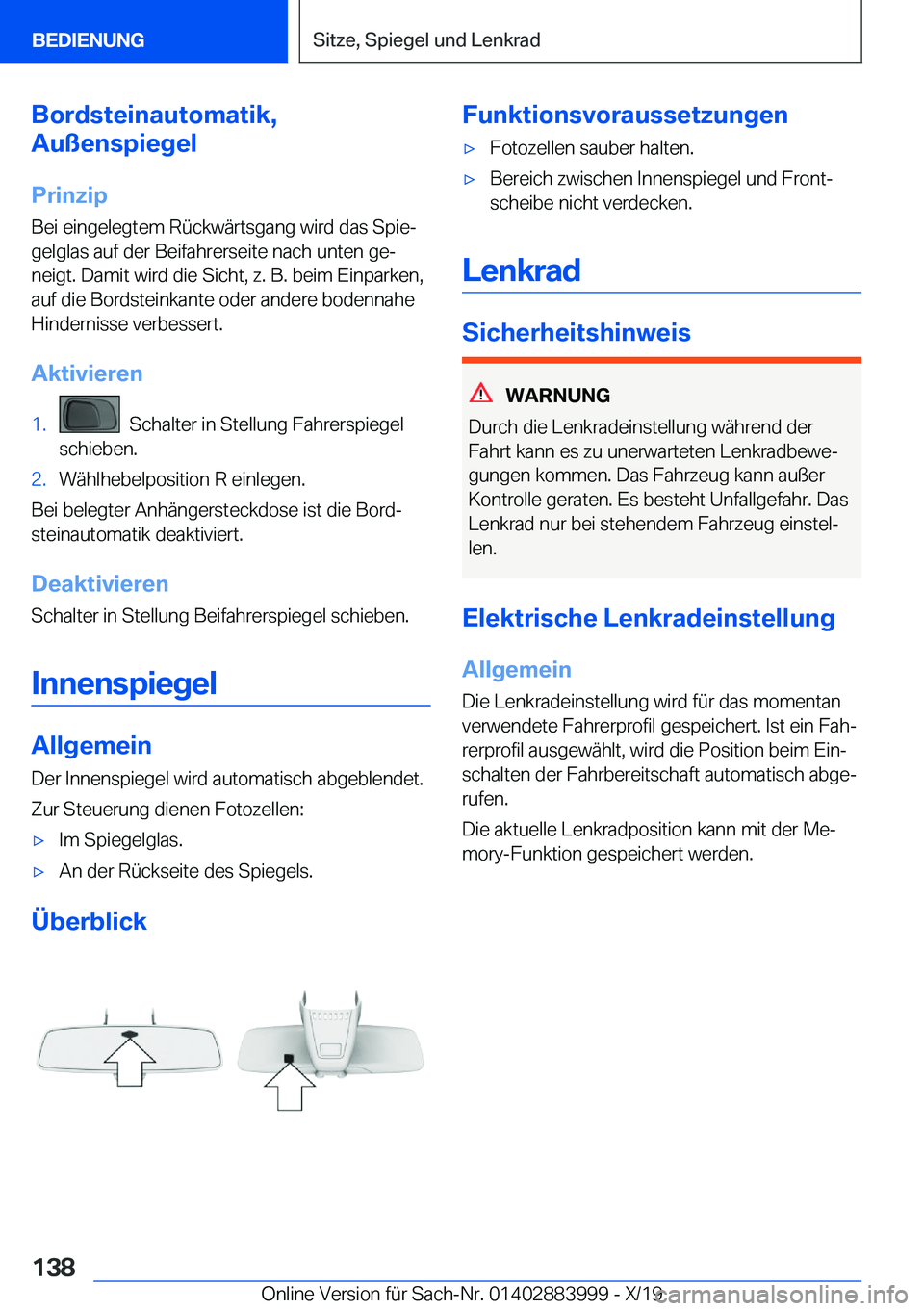 BMW X7 2020  Betriebsanleitungen (in German) �B�o�r�d�s�t�e�i�n�a�u�t�o�m�a�t�i�k�,
�A�u�