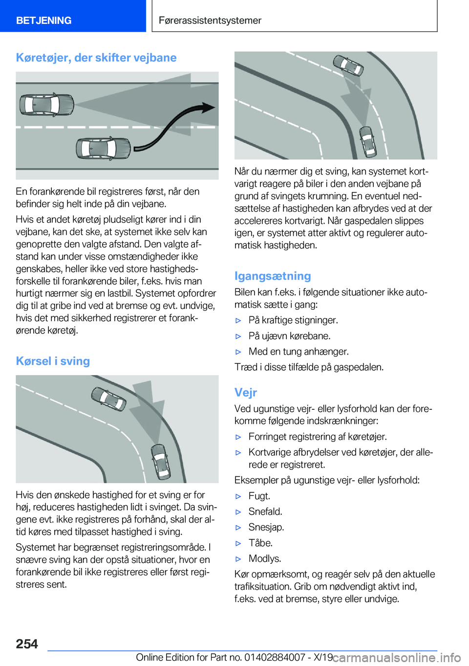 BMW X7 2020  InstruktionsbØger (in Danish) �K�