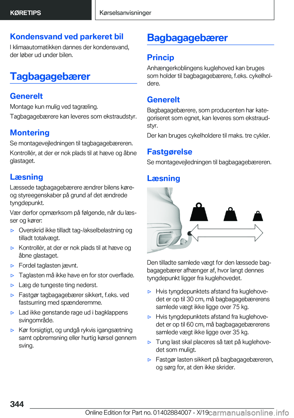 BMW X7 2020  InstruktionsbØger (in Danish) �K�o�n�d�e�n�s�v�a�n�d��v�e�d��p�a�r�k�e�r�e�t��b�i�l�I��k�l�i�m�a�a�u�t�o�m�a�t�i�k�k�e�n��d�a�n�n�e�s��d�e�r��k�o�n�d�e�n�s�v�a�n�d�,
�d�e�r��l�
