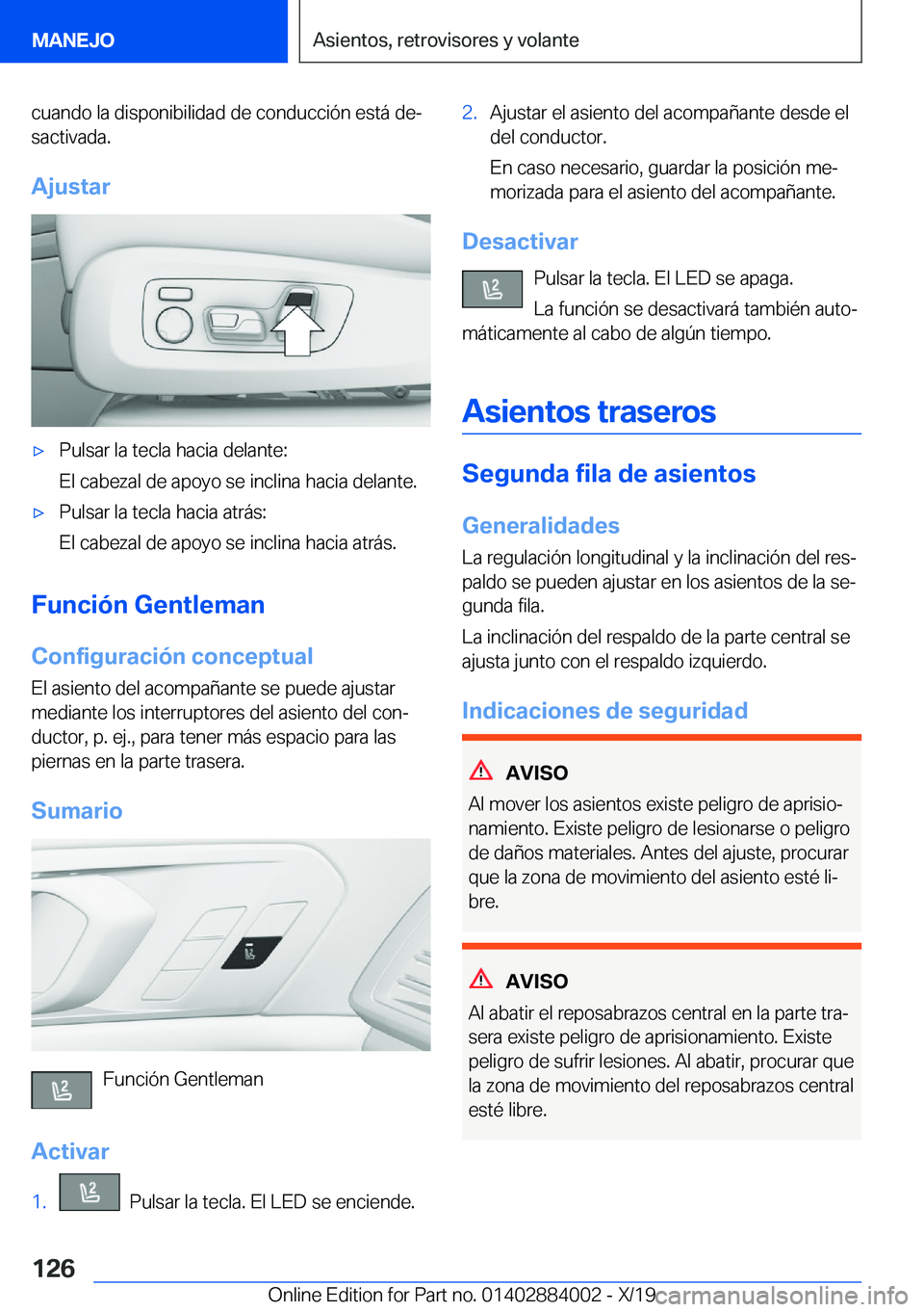 BMW X7 2020  Manuales de Empleo (in Spanish) �c�u�a�n�d�o��l�a��d�i�s�p�o�n�i�b�i�l�i�d�a�d��d�e��c�o�n�d�u�c�c�i�