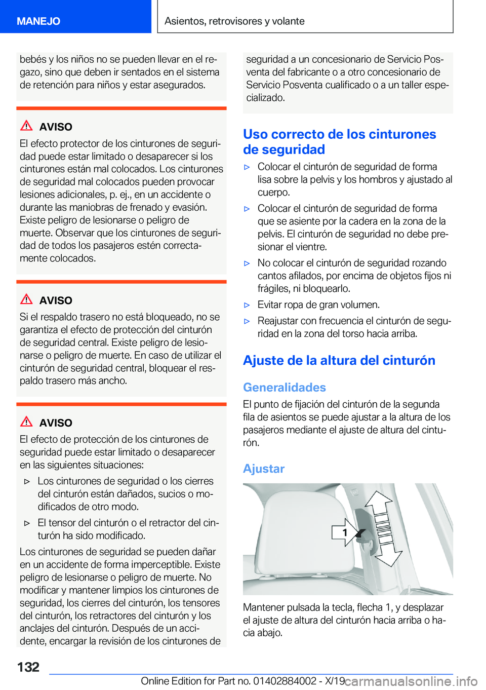 BMW X7 2020  Manuales de Empleo (in Spanish) �b�e�b�