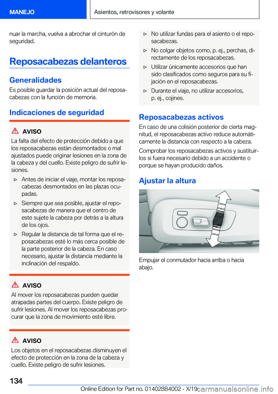 BMW X7 2020  Manuales de Empleo (in Spanish) �n�u�a�r��l�a��m�a�r�c�h�a�,��v�u�e�l�v�a��a��a�b�r�o�c�h�a�r��e�l��c�i�n�t�u�r�