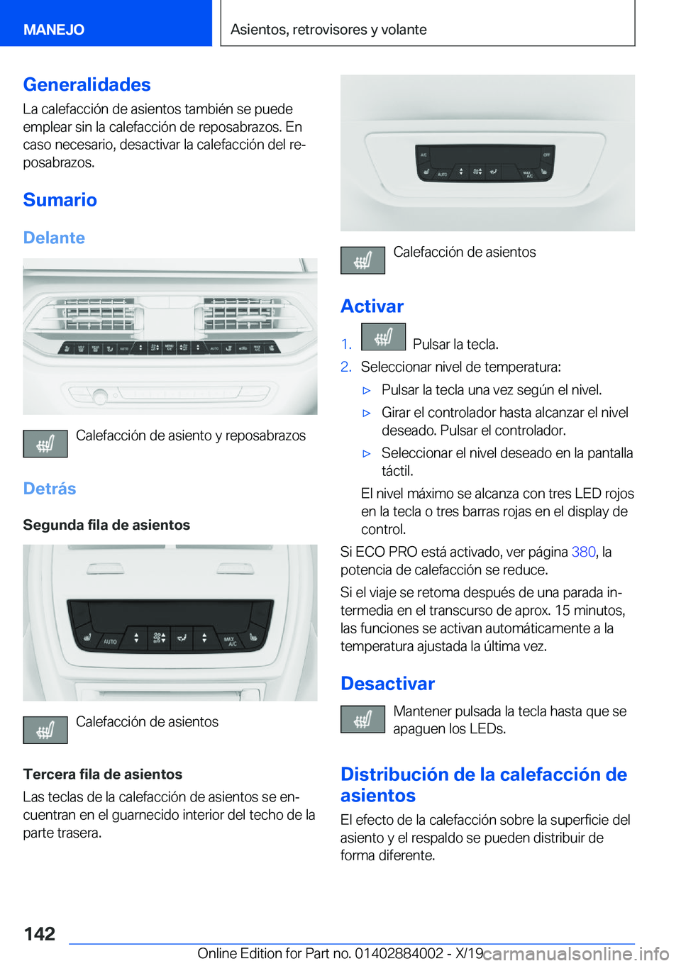 BMW X7 2020  Manuales de Empleo (in Spanish) �G�e�n�e�r�a�l�i�d�a�d�e�s
�L�a��c�a�l�e�f�a�c�c�i�