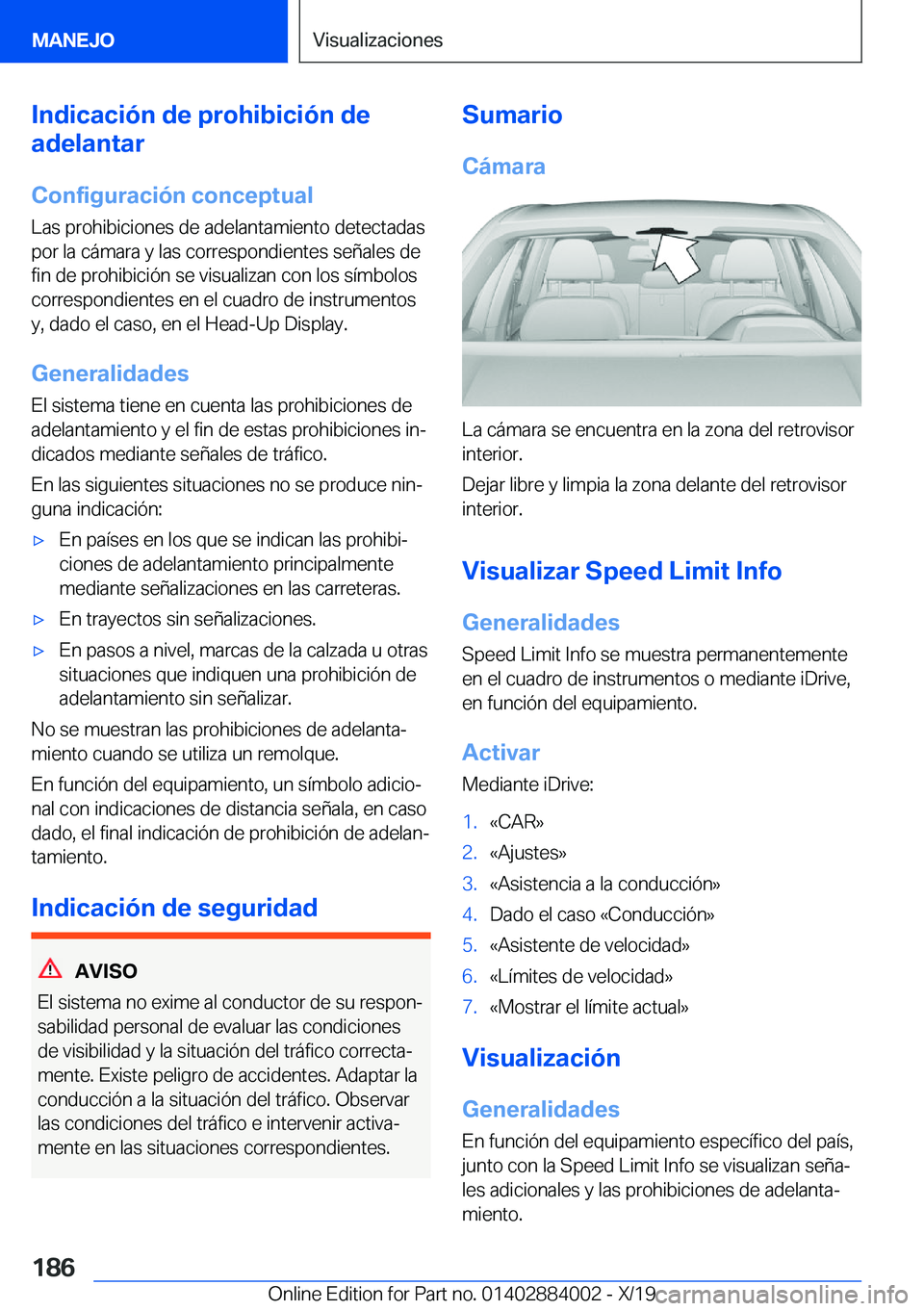 BMW X7 2020  Manuales de Empleo (in Spanish) �I�n�d�i�c�a�c�i�