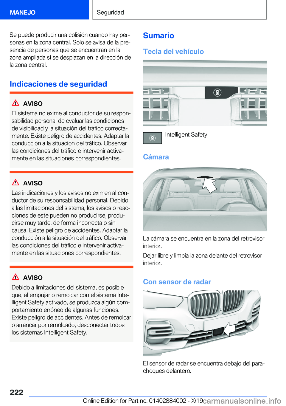 BMW X7 2020  Manuales de Empleo (in Spanish) �S�e��p�u�e�d�e��p�r�o�d�u�c�i�r��u�n�a��c�o�l�i�s�i�