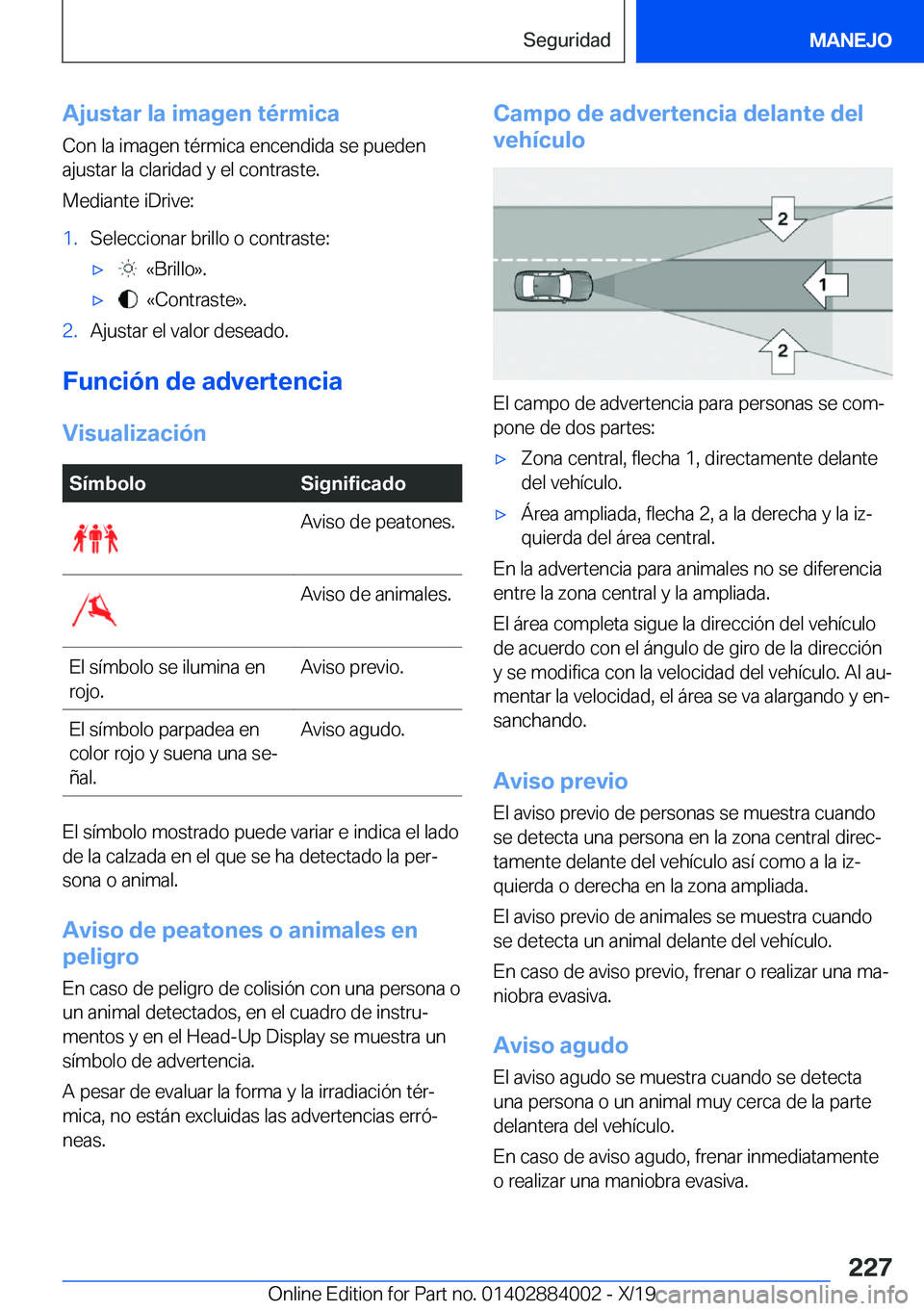 BMW X7 2020  Manuales de Empleo (in Spanish) �A�j�u�s�t�a�r��l�a��i�m�a�g�e�n��t�