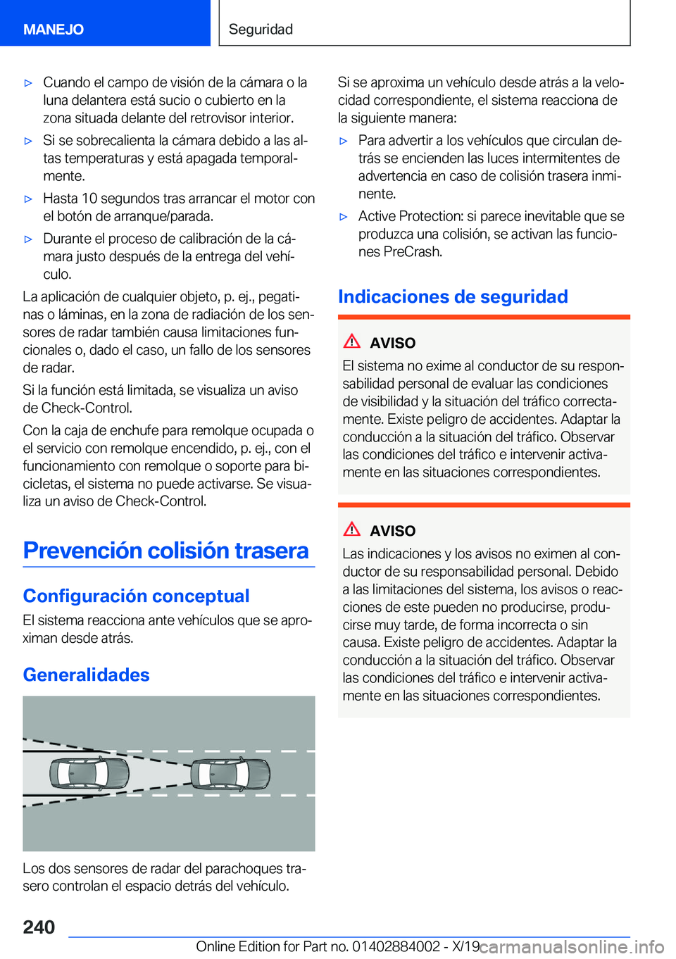 BMW X7 2020  Manuales de Empleo (in Spanish) x�C�u�a�n�d�o��e�l��c�a�m�p�o��d�e��v�i�s�i�
