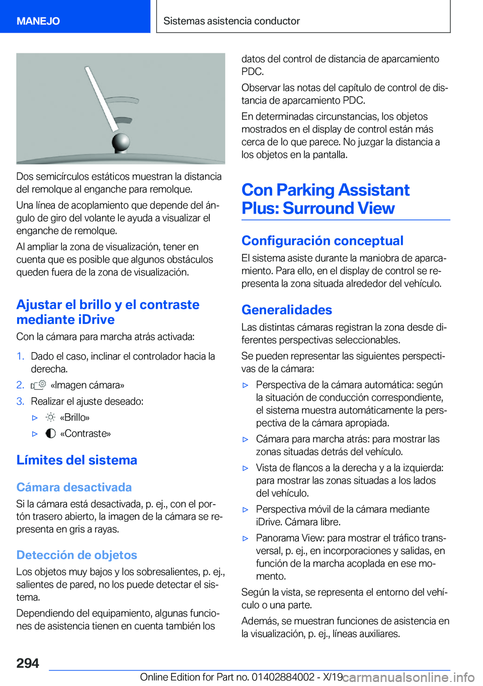 BMW X7 2020  Manuales de Empleo (in Spanish) �D�o�s��s�e�m�i�c�