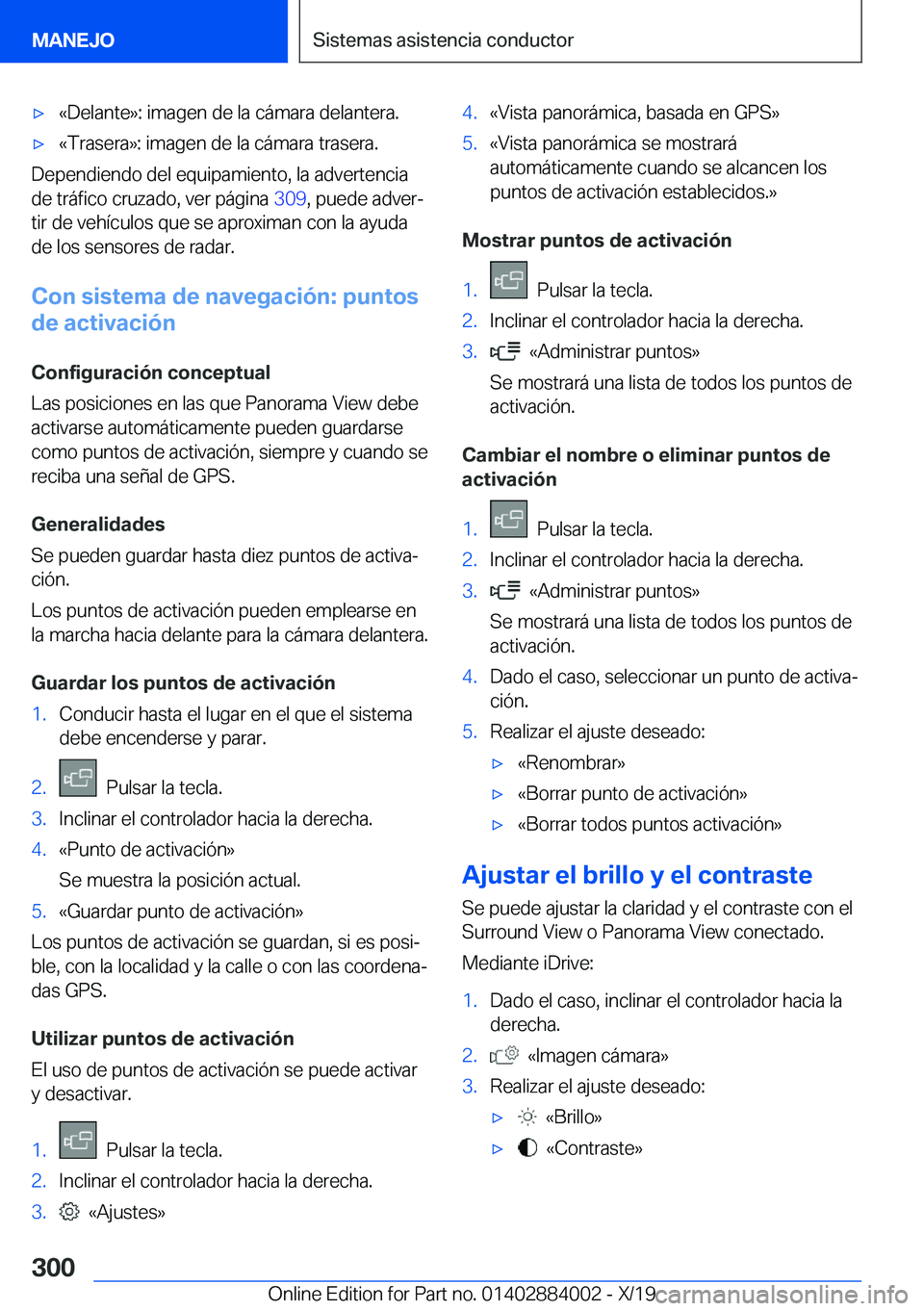 BMW X7 2020  Manuales de Empleo (in Spanish) x�«�D�e�l�a�n�t�e�{�:��i�m�a�g�e�n��d�e��l�a��c�