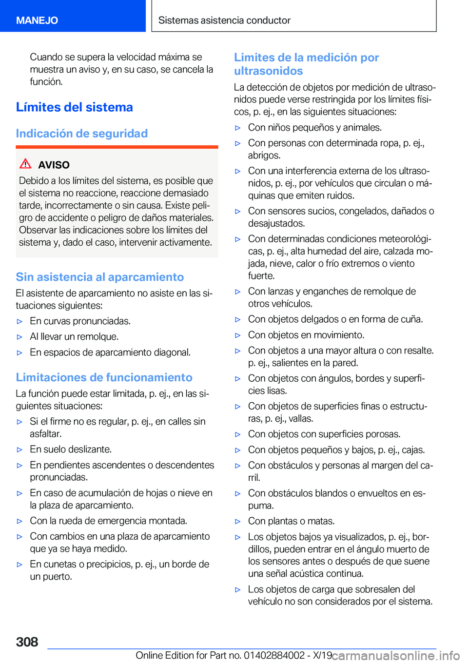 BMW X7 2020  Manuales de Empleo (in Spanish) �C�u�a�n�d�o��s�e��s�u�p�e�r�a��l�a��v�e�l�o�c�i�d�a�d��m�