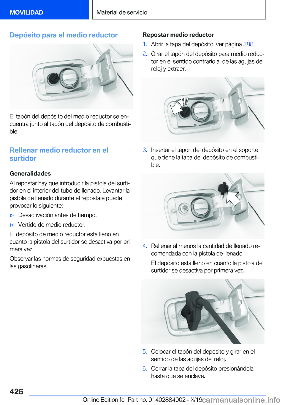 BMW X7 2020  Manuales de Empleo (in Spanish) �D�e�p�
