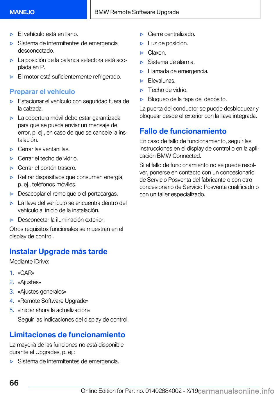 BMW X7 2020  Manuales de Empleo (in Spanish) x�E�l��v�e�h�