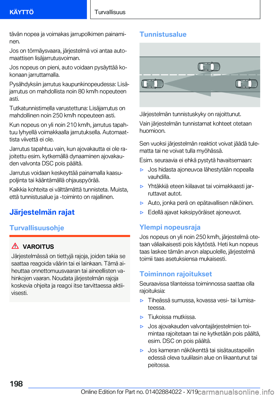 BMW X7 2020  Omistajan Käsikirja (in Finnish) �t�