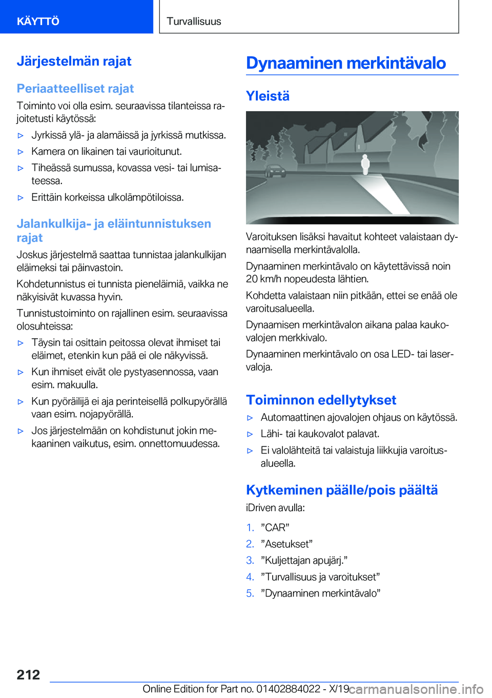 BMW X7 2020  Omistajan Käsikirja (in Finnish) �J�