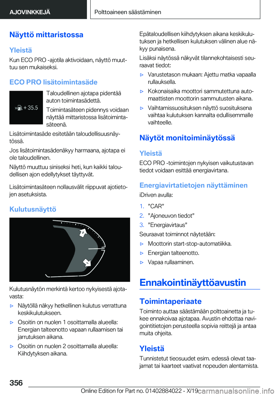 BMW X7 2020  Omistajan Käsikirja (in Finnish) �N�