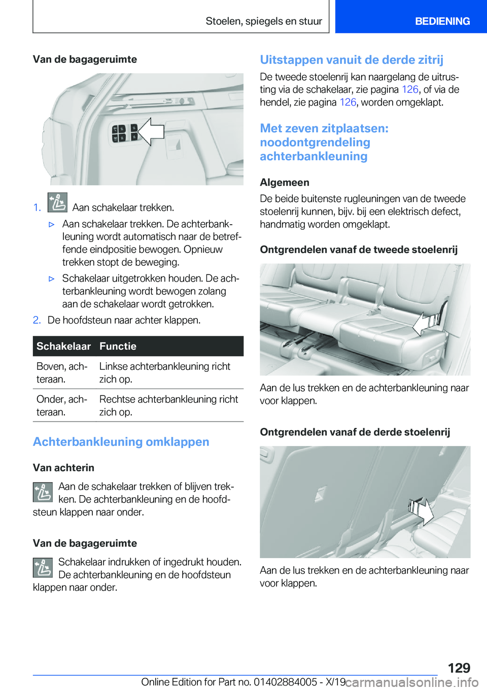 BMW X7 2020  Instructieboekjes (in Dutch) �V�a�n��d�e��b�a�g�a�g�e�r�u�i�m�t�e�1�.���A�a�n��s�c�h�a�k�e�l�a�a�r��t�r�e�k�k�e�n�.'x�A�a�n��s�c�h�a�k�e�l�a�a�r��t�r�e�k�k�e�n�.��D�e��a�c�h�t�e�r�b�a�n�kj�l�e�u�n�i�n�g��w�o�r�d�t