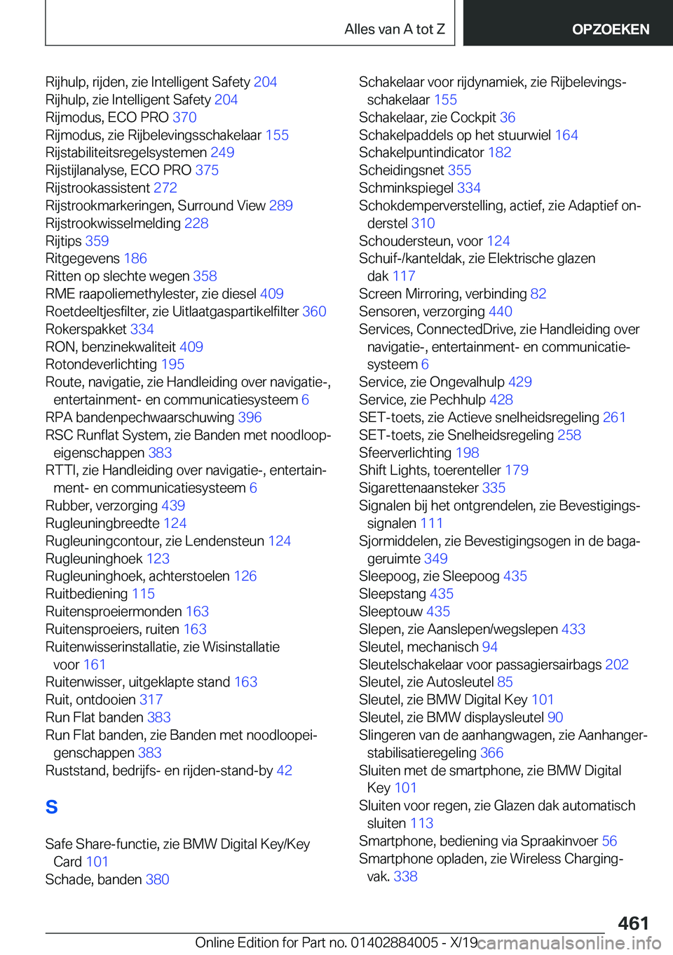 BMW X7 2020  Instructieboekjes (in Dutch) �R�i�j�h�u�l�p�,��r�i�j�d�e�n�,��z�i�e��I�n�t�e�l�l�i�g�e�n�t��S�a�f�e�t�y��2�0�4�
�R�i�j�h�u�l�p�,��z�i�e��I�n�t�e�l�l�i�g�e�n�t��S�a�f�e�t�y� �2�0�4�
�R�i�j�m�o�d�u�s�,��E�C�O��P�R�O� 