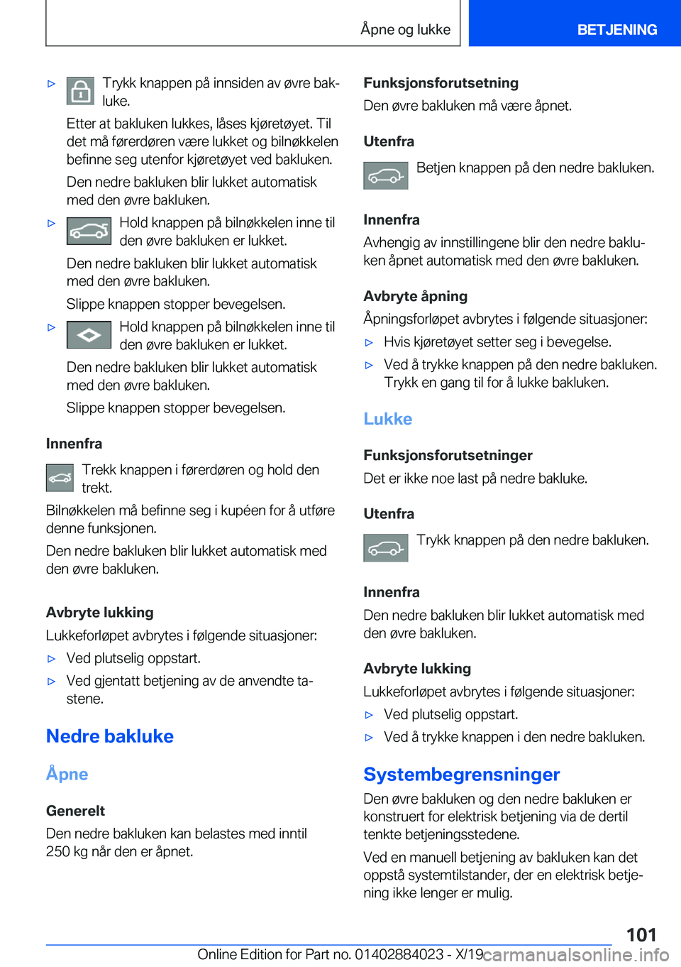 BMW X7 2020  InstruksjonsbØker (in Norwegian) 'x�T�r�y�k�k��k�n�a�p�p�e�n��p�å��i�n�n�s�i�d�e�n��a�v��