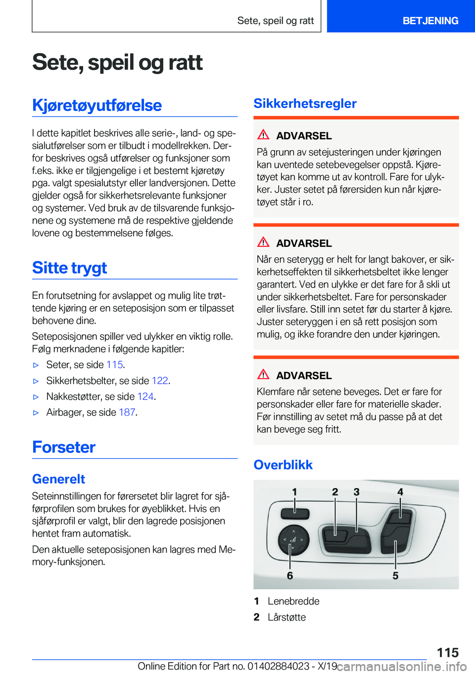 BMW X7 2020  InstruksjonsbØker (in Norwegian) �S�e�t�e�,��s�p�e�i�l��o�g��r�a�t�t�K�j�