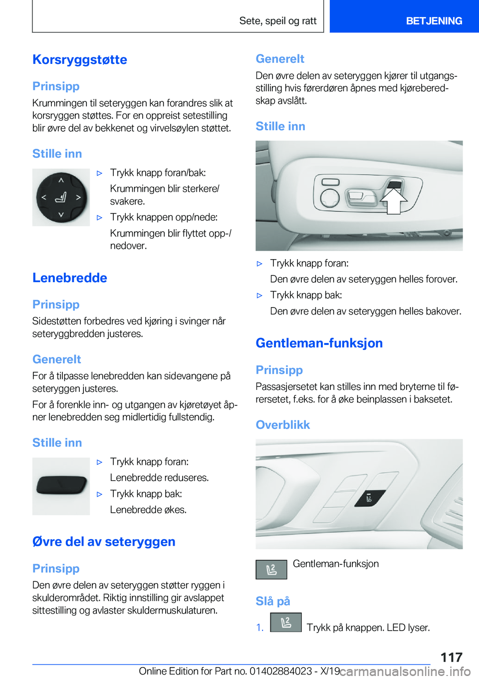 BMW X7 2020  InstruksjonsbØker (in Norwegian) �K�o�r�s�r�y�g�g�s�t�
