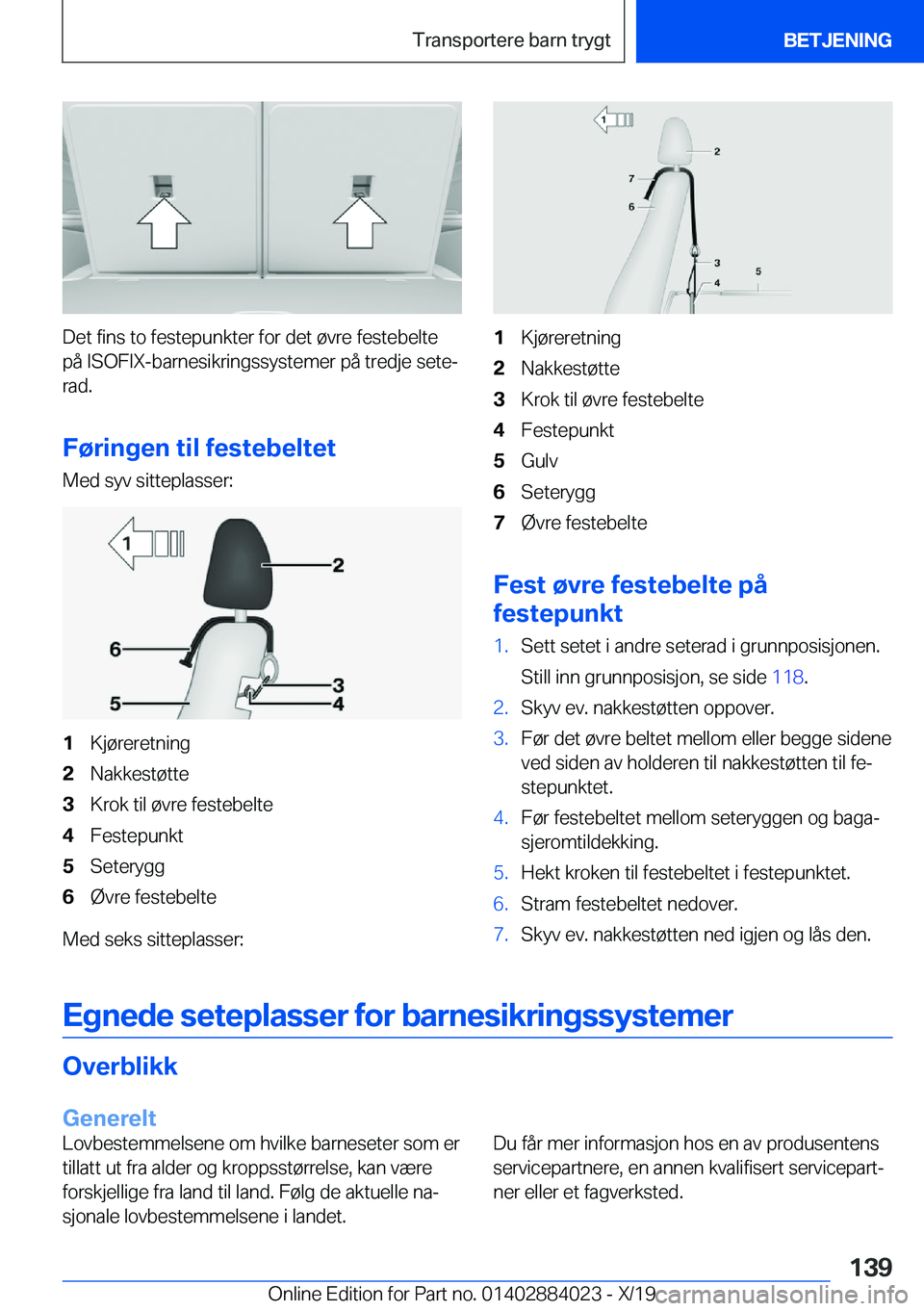 BMW X7 2020  InstruksjonsbØker (in Norwegian) �D�e�t��f�i�n�s��t�o��f�e�s�t�e�p�u�n�k�t�e�r��f�o�r��d�e�t��