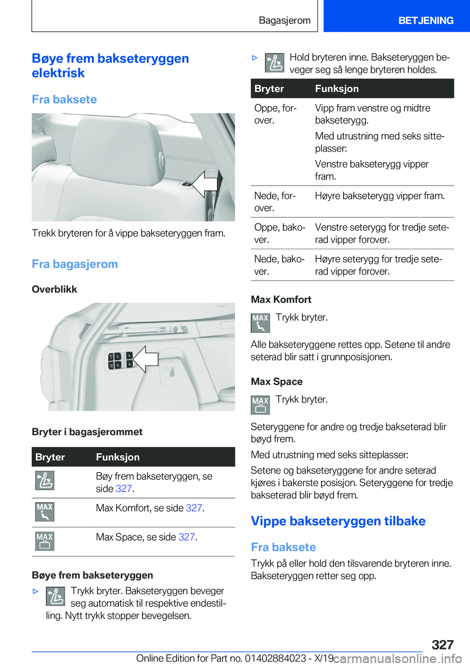 BMW X7 2020  InstruksjonsbØker (in Norwegian) �B�