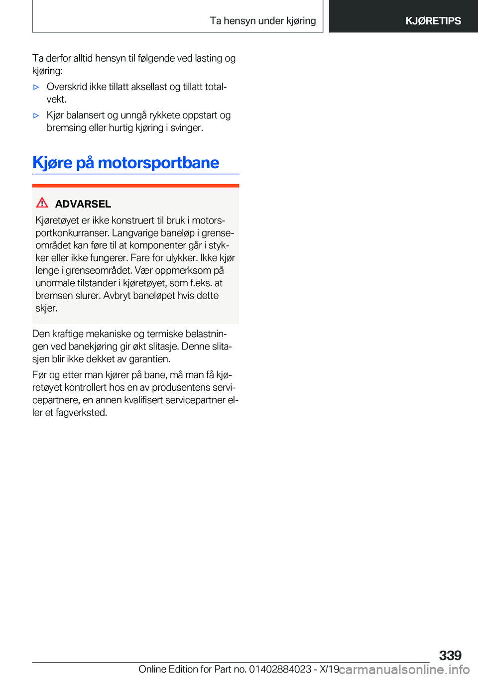 BMW X7 2020  InstruksjonsbØker (in Norwegian) �T�a��d�e�r�f�o�r��a�l�l�t�i�d��h�e�n�s�y�n��t�i�l��f�