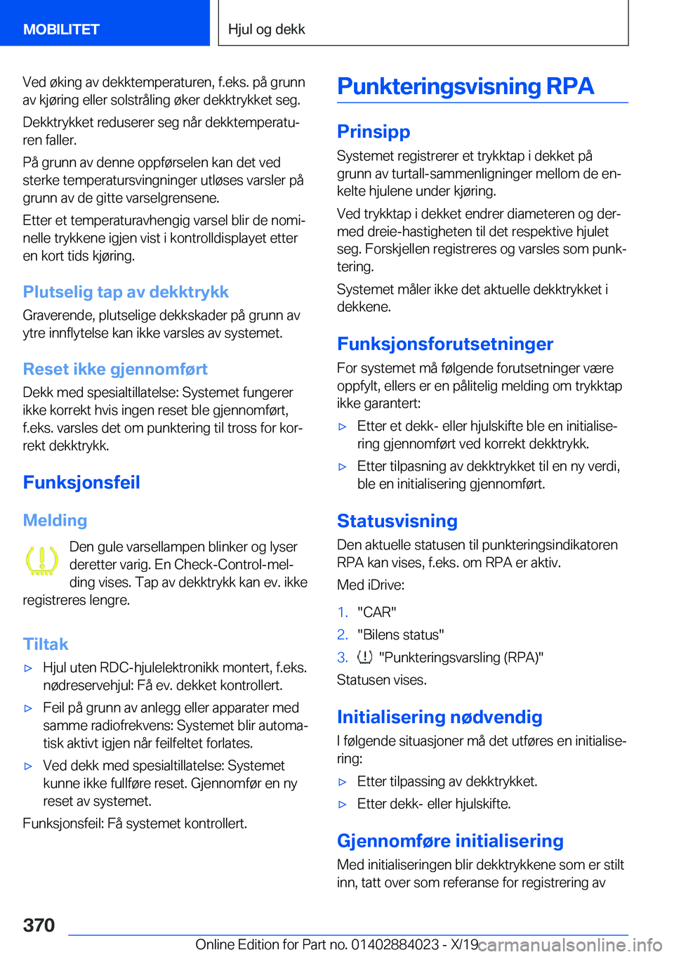 BMW X7 2020  InstruksjonsbØker (in Norwegian) �V�e�d��