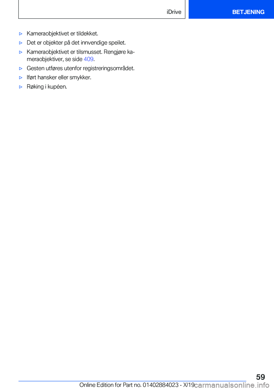 BMW X7 2020  InstruksjonsbØker (in Norwegian) 'x�K�a�m�e�r�a�o�b�j�e�k�t�i�v�e�t��e�r��t�i�l�d�e�k�k�e�t�.'x�D�e�t��e�r��o�b�j�e�k�t�e�r��p�å��d�e�t��i�n�n�v�e�n�d�i�g�e��s�p�e�i�l�e�t�.'x�K�a�m�e�r�a�o�b�j�e�k�t�i�v�e�t��e�