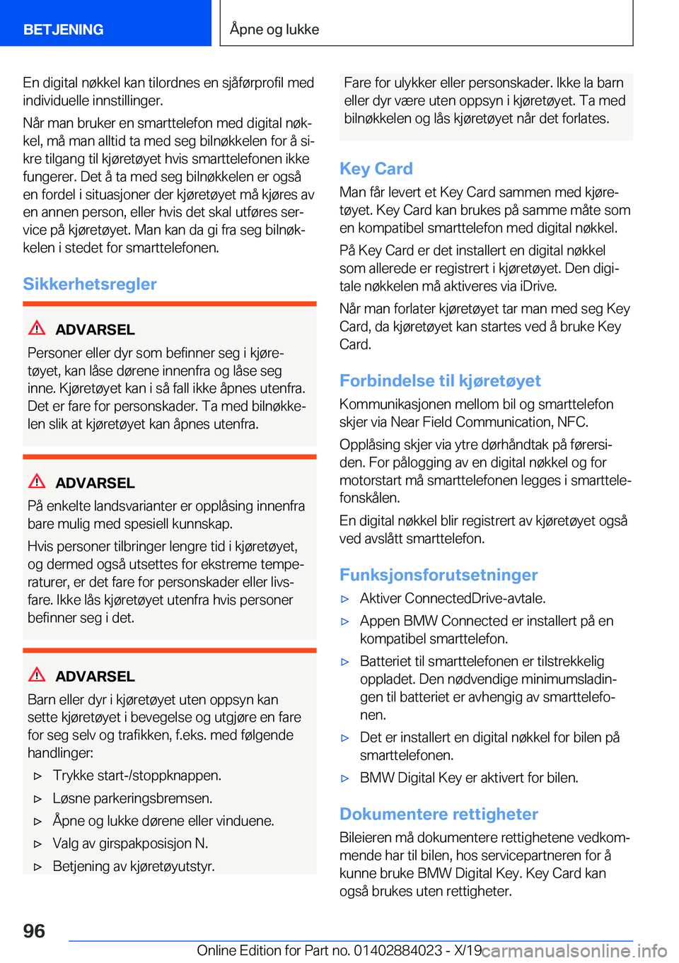 BMW X7 2020  InstruksjonsbØker (in Norwegian) �E�n��d�i�g�i�t�a�l��n�