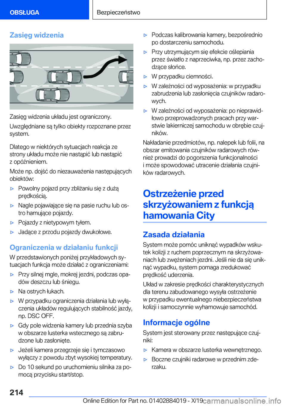 BMW X7 2020  Instrukcja obsługi (in Polish) �Z�a�s�i�
