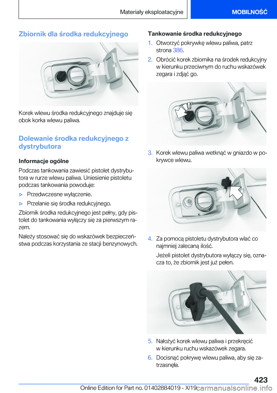 BMW X7 2020  Instrukcja obsługi (in Polish) �Z�b�i�o�r�n�i�k��d�l�a��r�o�d�k�a��r�e�d�u�k�c�y�j�n�e�g�o
�K�o�r�e�k��w�l�e�w�u��r�o�d�k�a��r�e�d�u�k�c�y�j�n�e�g�o��z�n�a�j�d�u�j�e��s�i�