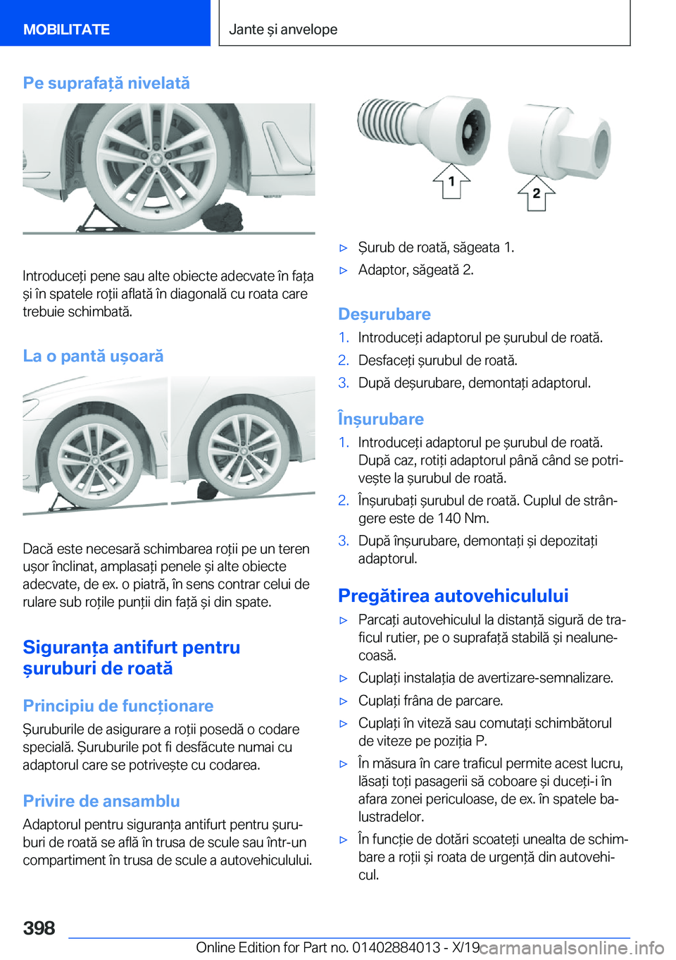 BMW X7 2020  Ghiduri De Utilizare (in Romanian) �P�e��s�u�p�r�a�f�a�