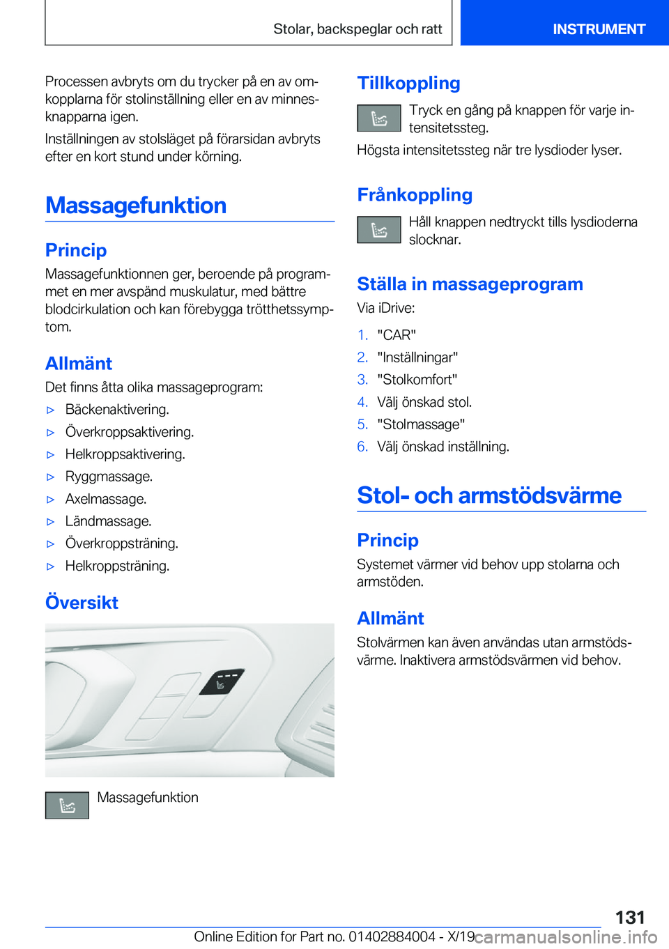 BMW X7 2020  InstruktionsbÖcker (in Swedish) �P�r�o�c�e�s�s�e�n��a�v�b�r�y�t�s��o�m��d�u��t�r�y�c�k�e�r��p�å��e�n��a�v��o�mj
�k�o�p�p�l�a�r�n�a��f�