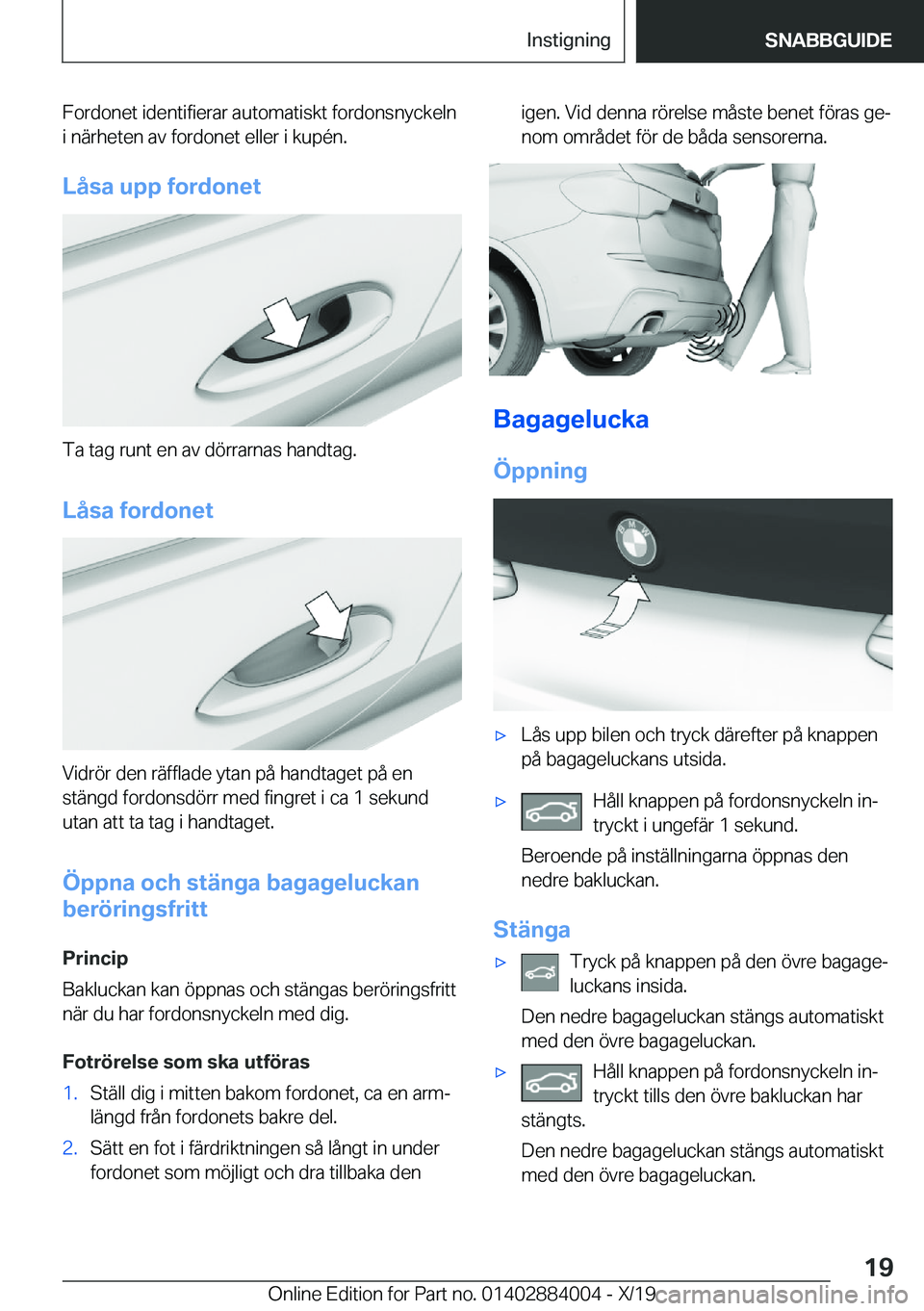 BMW X7 2020  InstruktionsbÖcker (in Swedish) �F�o�r�d�o�n�e�t��i�d�e�n�t�i�f�i�e�r�a�r��a�u�t�o�m�a�t�i�s�k�t��f�o�r�d�o�n�s�n�y�c�k�e�l�n
�i��n�ä�r�h�e�t�e�n��a�v��f�o�r�d�o�n�e�t��e�l�l�e�r��i��k�u�p�