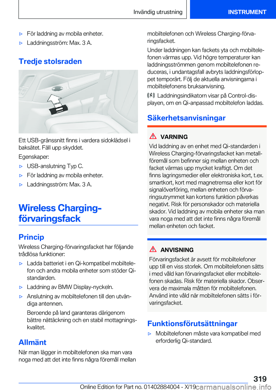 BMW X7 2020  InstruktionsbÖcker (in Swedish) 'x�F�