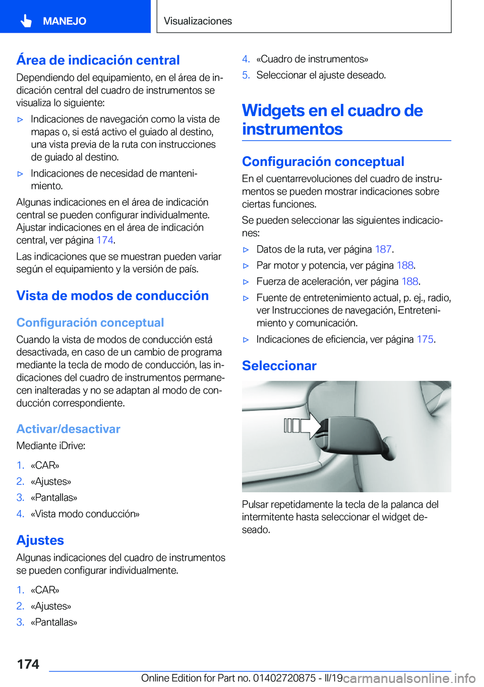 BMW X7 2019  Manuales de Empleo (in Spanish) �