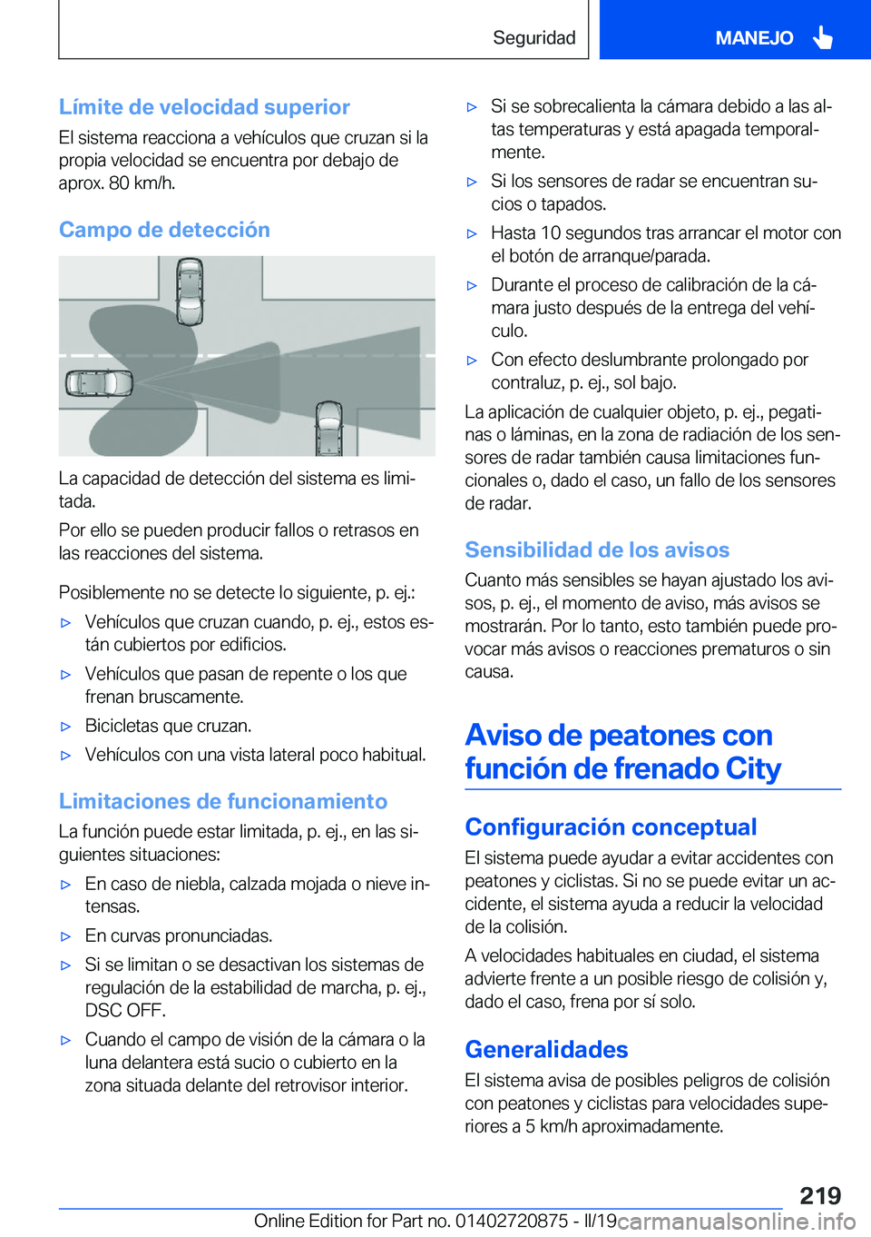 BMW X7 2019  Manuales de Empleo (in Spanish) �L�