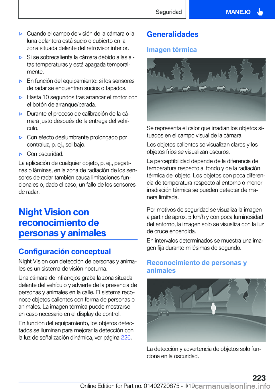 BMW X7 2019  Manuales de Empleo (in Spanish) x�C�u�a�n�d�o��e�l��c�a�m�p�o��d�e��v�i�s�i�