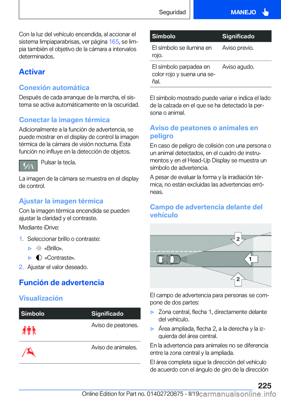 BMW X7 2019  Manuales de Empleo (in Spanish) �C�o�n��l�a��l�u�z��d�e�l��v�e�h�
