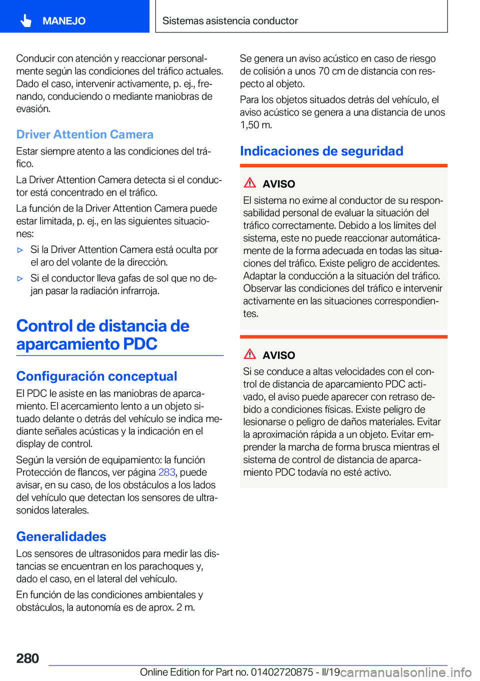 BMW X7 2019  Manuales de Empleo (in Spanish) �C�o�n�d�u�c�i�r��c�o�n��a�t�e�n�c�i�