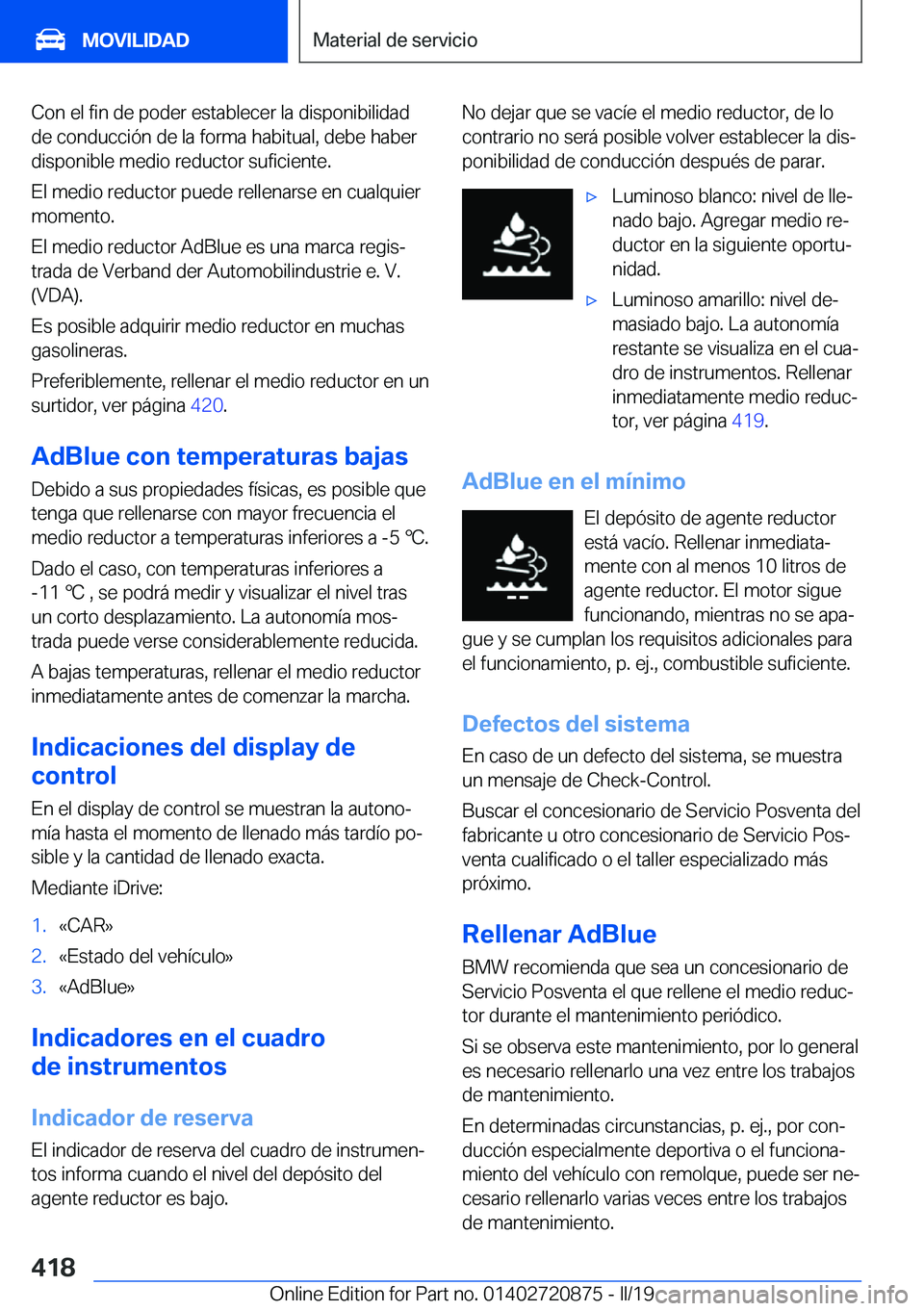 BMW X7 2019  Manuales de Empleo (in Spanish) �C�o�n��e�l��f�i�n��d�e��p�o�d�e�r��e�s�t�a�b�l�e�c�e�r��l�a��d�i�s�p�o�n�i�b�i�l�i�d�a�d
�d�e��c�o�n�d�u�c�c�i�