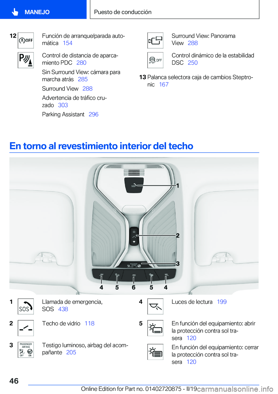 BMW X7 2019  Manuales de Empleo (in Spanish) �1�2�F�u�n�c�i�