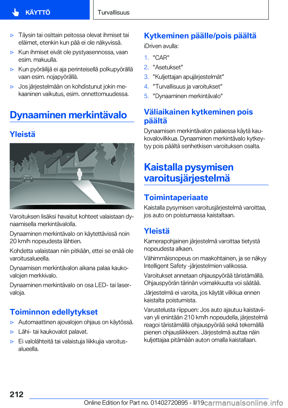 BMW X7 2019  Omistajan Käsikirja (in Finnish) 'x�T�