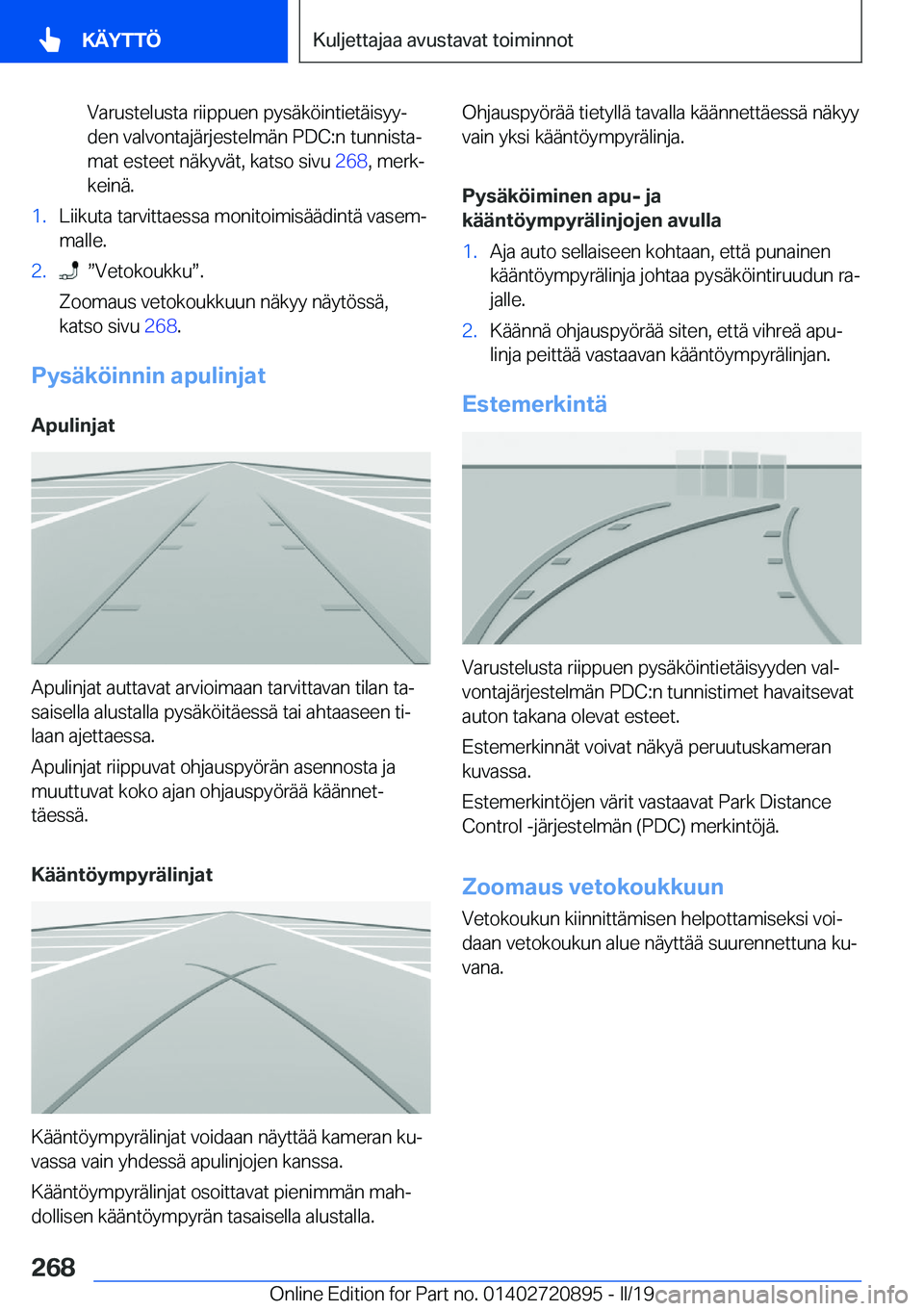 BMW X7 2019  Omistajan Käsikirja (in Finnish) �V�a�r�u�s�t�e�l�u�s�t�a��r�i�i�p�p�u�e�n��p�y�s�